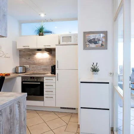 アパート Strandappartements Am Leuchtturmweg Kuestenzeit ケレンフーゼン